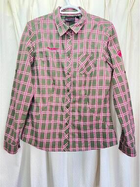 Mammut Button Up Shirt Women's Size Medium Plaid